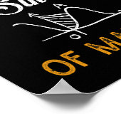 De grappige Wiskunde van de rekenmachine is de eer Poster (Hoek)