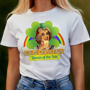 De grappige Woordspeling het Iers van Cleopatra T-shirt