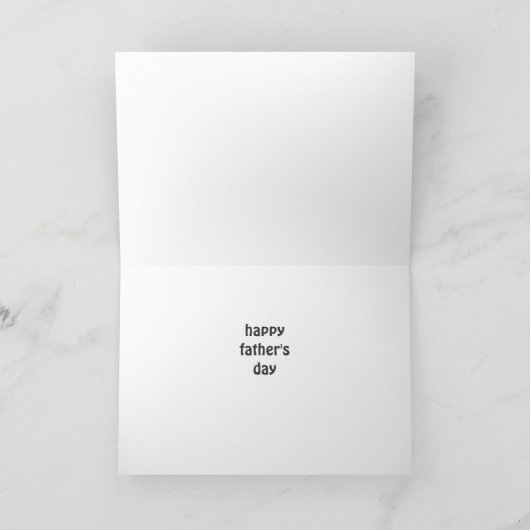 De grappige Woordspeling van Vaderdag Kaart (Binnen)