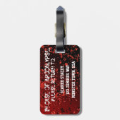 De grappige Zombieën | Apocalyps u stellen Bagagelabel (Achterkant verticaal)