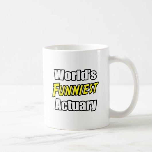 De grappigste Actuary ter wereld Koffiemok (Rechts)