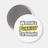 De grappigste cardioloog ter wereld magneet (Voorkant / Achterkant)