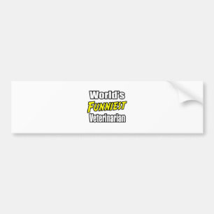 De grappigste dierenarts ter wereld bumpersticker