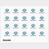 De grappigste herpetoloog ter wereld vierkante sticker (Vel)