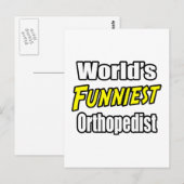 De grappigste orthopedist ter wereld briefkaart (Voorkant / Achterkant)