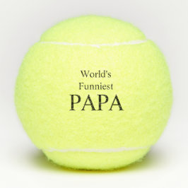 De grappigste papa ter wereld tennisballen