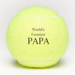 De grappigste papa ter wereld tennisballen