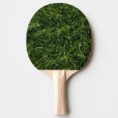De gras is altijd groener pingpongpeddel tafeltennisbatje (Voorkant)