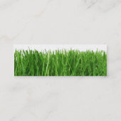 De gras is een groenere minikaart contactkaartje (Achterkant)