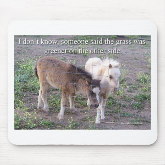 De gras is groener muismat (Voorkant)