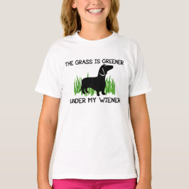 De gras is groener onder mijn vrouw t-shirt