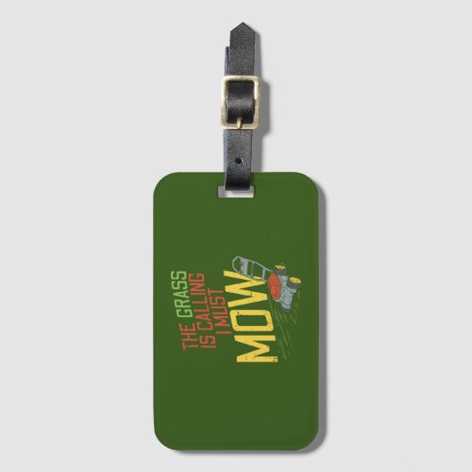 De gras roept bagagelabel (Voorkant (verticaal))