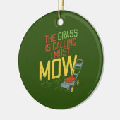 De gras roept keramisch ornament (Links)