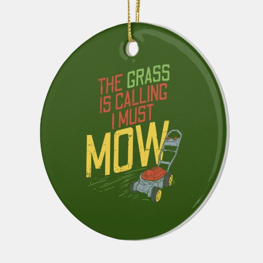 De gras roept keramisch ornament (Links)