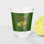 De gras roept shot glas (Voorkant)