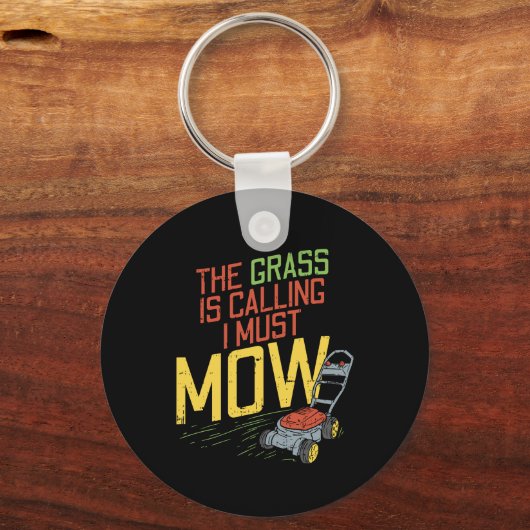 De gras roept sleutelhanger (Voorkant)