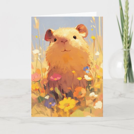 De Grasachtige Toevlucht van de Capybara Kaart (Voorkant)