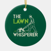 De graskeizer keramisch ornament (Voorkant)