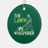 De graskeizer keramisch ornament (Links)