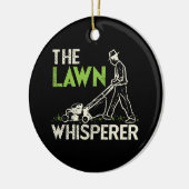 De graskeizer keramisch ornament (Links)