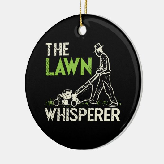 De graskeizer keramisch ornament (Links)