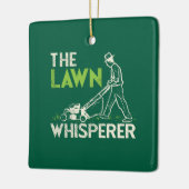 De graskeizer keramisch ornament (Links)