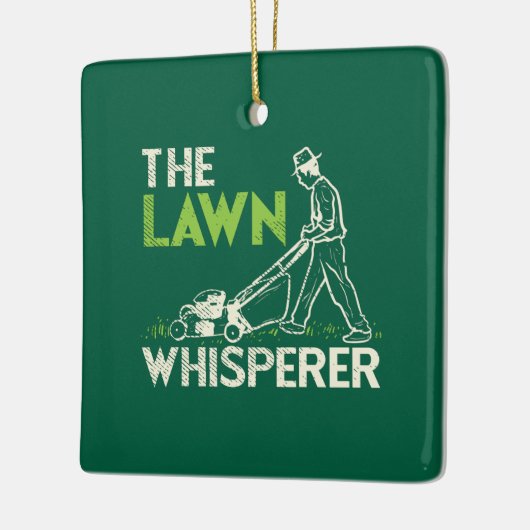 De graskeizer keramisch ornament (Links)