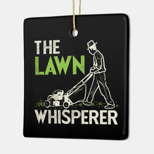 De graskeizer keramisch ornament (Links)