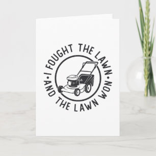 De grasmaaien waar ik voor vocht, de tuin en de gr kaart