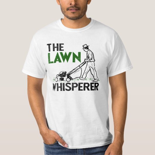 de grasmaaier - de wandelaar van de grasmachine t-shirt (Voorkant)