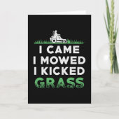 De grasmaaier die ik heb gemaaid, ik heb gras gema kaart (Voorkant)