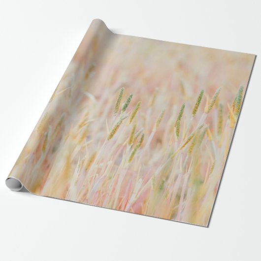 DE GRASSLAND WERD IN PASTEL-COLOED GEPUBLICEERD DO CADEAUPAPIER (Uitgerold)