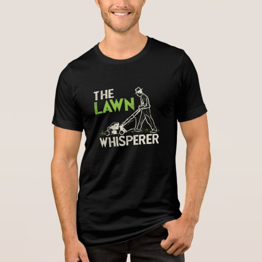 De Graszachtspreker Tri-Blend Shirt (Voorkant)