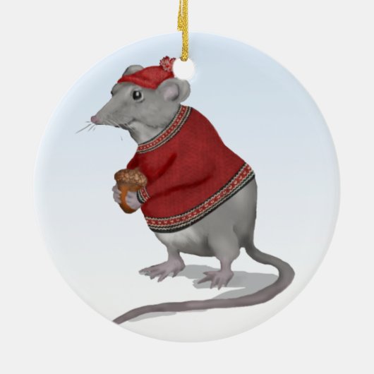 De Grateful Mouse Ornament (Achterkant)