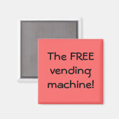 De GRATIS automaat! Magneet (Voorkant / Achterkant)