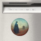 De grave Surreal Sci-Fi Fantasy Alien Magneet (Insitu (Vaatwasser))