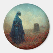 De grave Surreal Sci-Fi Fantasy Alien Magneet (Voorkant)