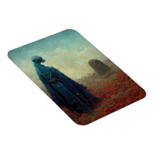 De grave Surreal Sci-Fi Fantasy Alien Magneet (Rechterzijde)