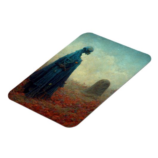 De grave Surreal Sci-Fi Fantasy Alien Magneet (Linkerzijde)