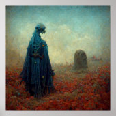 De grave Surreal Sci-Fi Fantasy Alien Poster (Voorkant)