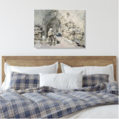 De grave van Little Nell Canvas Afdruk (Insitu (Slaapkamer))