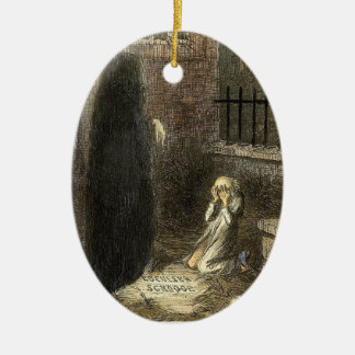 De grave van Scrooge. Keramisch Ornament