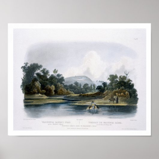 De Grave van Washington op Blackbird's Hills, bord Poster (Voorkant)