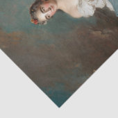 De gravin van Brac als Aurora, Jean-Marc Nattier Tissuepapier (Detail)