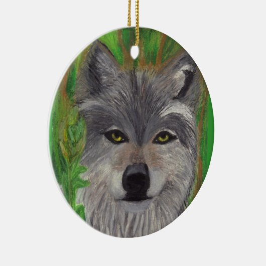 DE GRAY WOLF-versiering Keramisch Ornament (Rechts)