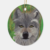 DE GRAY WOLF-versiering Keramisch Ornament (Links)