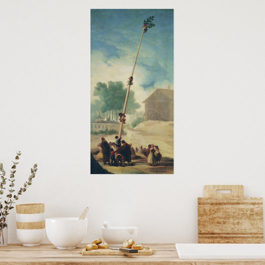 De Greasy Pole, 1787 Poster (Keuken)