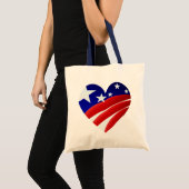 De Great American Heart Bags Tote Bag (Voorkant (product))