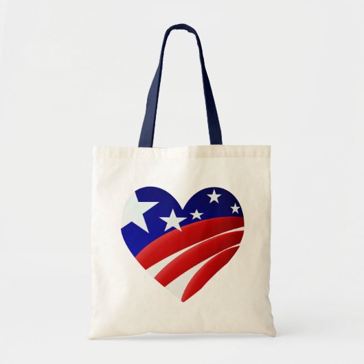 De Great American Heart Bags Tote Bag (Voorkant)