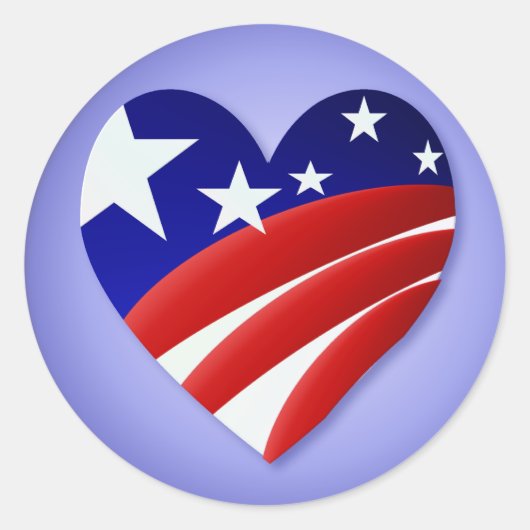 De Great American Heart Stickers (Voorkant)